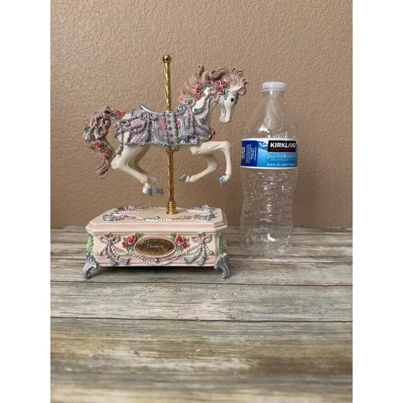 San Francisco Music Box Co Vanessa Carousel Horse Music Box Maureen Drdak Ltd Ed - Picture 4 of 17